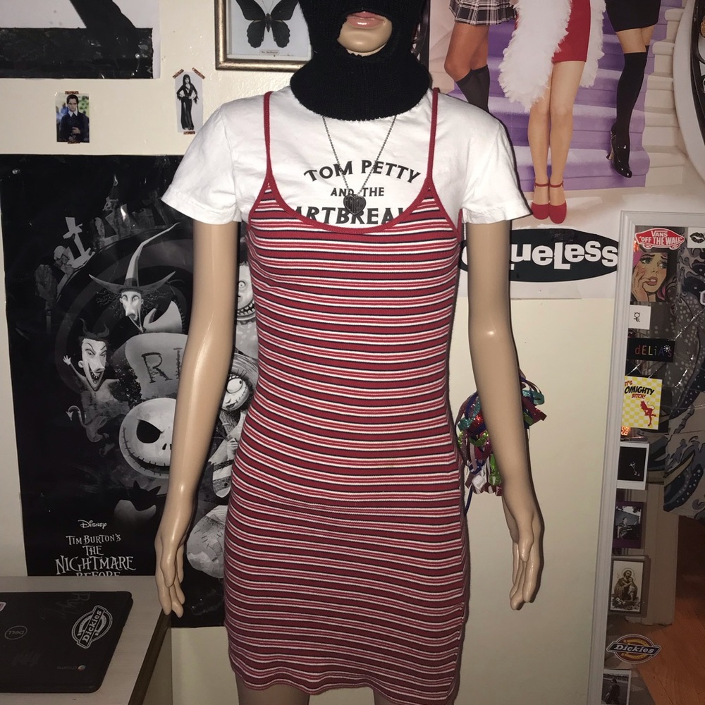 Red Brandy Melville Bodycon Dress